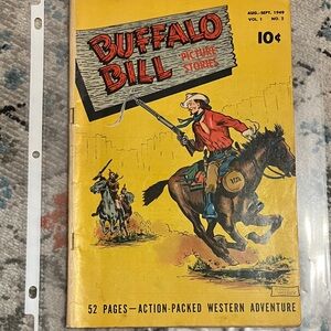 Vintage 1949 Buffalo Bill Comic Book Vol 1 No 2